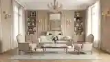 Dining Room with Wood and Crystal