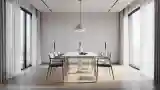Minimalistna Sala Jedzeniowa