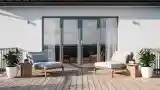 Wooden Terrace with Natural Textures