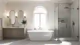 Luxurious White Spa Bath