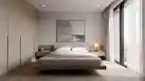 Refined Minimalist Bedroom