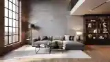 Loft z betonem i cegłą