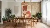 Elegancka Sala Do Jadalni W Stylu Bohemian