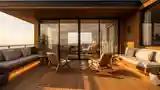 Wysoki Terrace w Stylu Mid Century