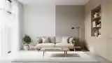 Salon w stylu minimalizmu