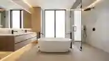 Elegance in Marble Bathroom