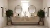 Elegancja naturalnych materiałów w łazience