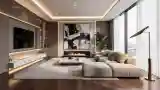 Luxury Living Room with View