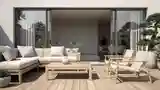 Terasa Japandi z Wysoką Klasą
