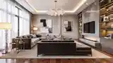 Glamour Living Room with Marble