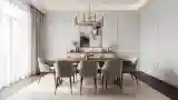 Wesele w eleganckim salonie jadalnianym