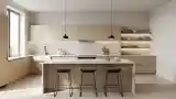 Minimalist Kitchen in Natural Wood