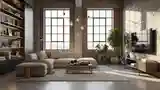 Luksusowy Loft z Cegłą i Żelazem
