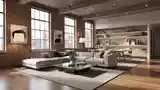 Loft z Cegłą i Drewnem