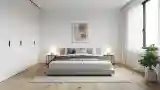 Minimalist Bedroom with Warm Light
