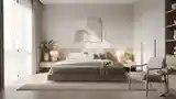 Japandi Bedroom with Wood