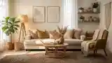 Elegant Bohemian Living Lounge