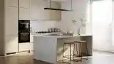 Japandi Kitchen with Wood and Stone