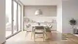 Elegancka sala wieczorowa z drewnem