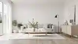 Scandinavian Living Room, High-End Minimalism
