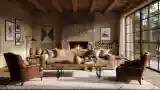Styl Rusty Przytulny Pokój