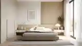 Japandi Bedroom with Wood and White