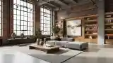 Loft z kamienia i drewna