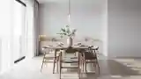 Elegant Dining Room with Wood