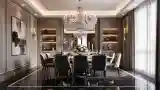 Glamorous Dining Room with Marble