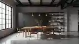 Wnętrze przemysłowe w stylu industrialnym