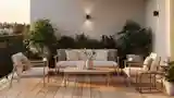 Terrasa Skandynawska z Drewnem