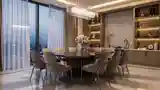 Elegancki Salon Jadalny z Marmurem