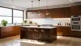 Mid Century Modern Kitchen with Wood and Light