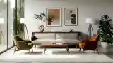 Mid-Century Modern Living Room Elegance