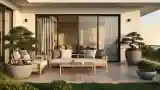 Japanese-Inspired Terrace Lounge