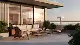 High-End Mid-Century Terrace Lounge