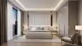 Luxury Bedroom with Cityscape View