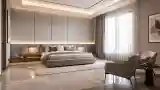 Modern Luxury Bedroom with Textured Elegance