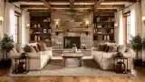 Stone Fireplace Living Room
