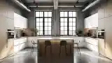 Nowoczesna Kuchnia W Loftowym Stylu