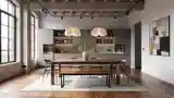 Elegancki Loft Do Jadalni