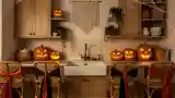 Kuchnia boho w nastroju Halloween