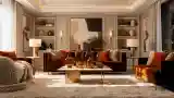 Golden Lounge with Warmth