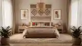 Serene Wooden Retreat with Textural Warmth