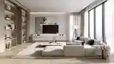 Elegancki Salon Modernistyczny