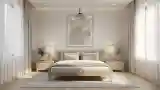 Minimalist Bedroom with Ceiling Lights