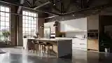 Kuchnia loftowa z ekskluzywnym designem