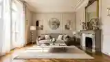 French-Style Dining Room with Marble and Wood