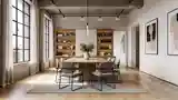 Elegant Loft Dining Room
