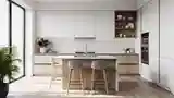 Scandinavian Kitchen with Wood